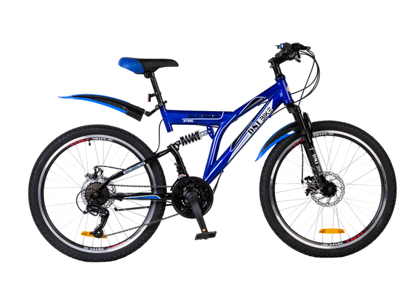 DSI 24" Dual Suspension Double Disc 21-Speed GLAMOUR MTB Bike