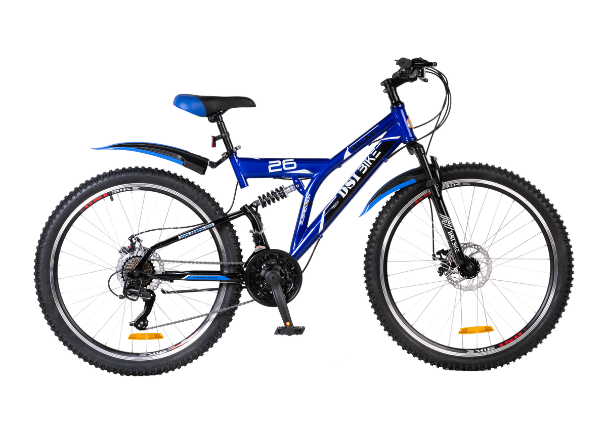 DSI 26" Dual Suspension Double Disc 21-Speed GALAXY MTB Bike